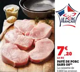 U Express Pavé de porc sans os offre