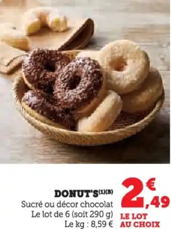U Express Donut's offre
