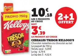 U Express Cereales tresor kellogg's offre