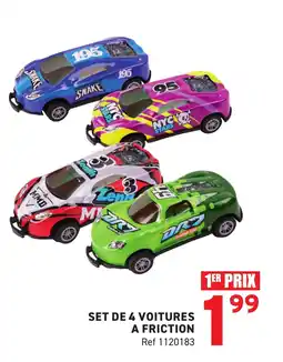 Trafic Set de 4 voitures a friction offre