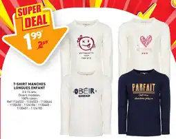Trafic T-shirt manches longues enfant offre