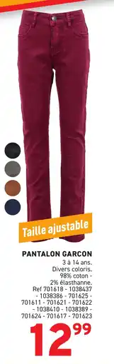 Trafic Pantalon garcon offre
