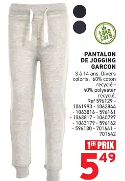 Trafic Pantalon de jogging garcon offre