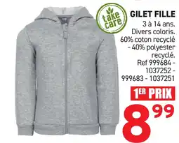 Trafic Gilet fille offre