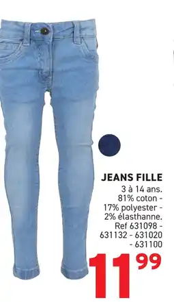 Trafic Jeans fille offre