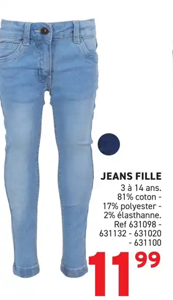 Trafic Jeans fille offre