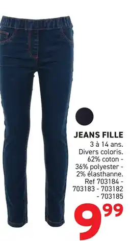 Trafic Jeans fille offre