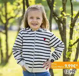 Trafic Cardigan fille offre