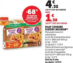 U Express Plat cuisine fleury michon offre