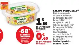 U Express Salade bonduelle offre