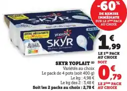 U Express Skyr yoplait offre