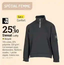Espace emeraude Sweat Letty offre