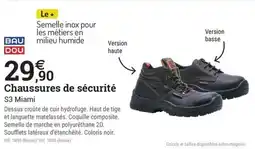 Espace emeraude Chaussures de sécurité offre