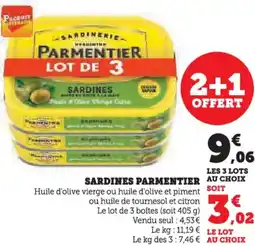 U Express Sardines parmentier offre