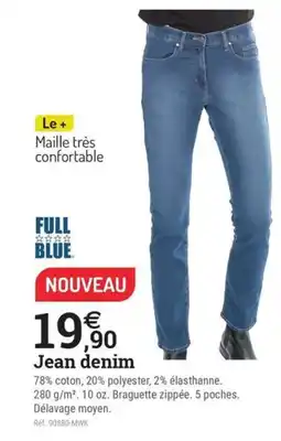 Espace emeraude Jean denim offre