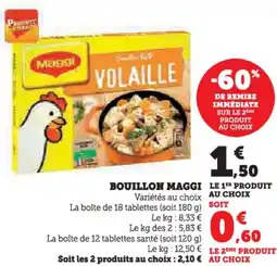 U Express Bouillon maggi offre