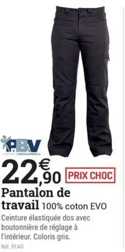 Espace emeraude Pantalon de travail offre