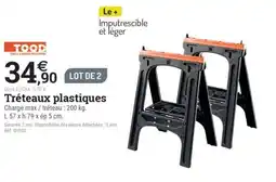 Espace emeraude Tréteaux plastiques offre