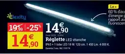 Espace emeraude Réglette LED étanche offre