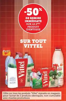 Hyper U Sur tout Vittel offre