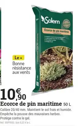 Espace emeraude SOLEM Ecorce de pin maritime offre