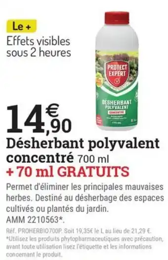 Espace emeraude Désherbant polyvalent concentré offre
