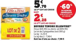 Hyper U Beurre tendre ellesvire offre