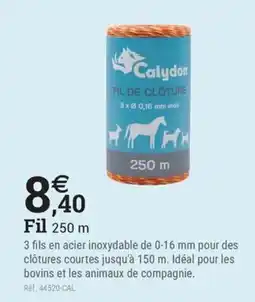Espace emeraude CALYDON Fil 250 m offre