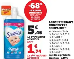Hyper U Assouplissant concentre soupline offre