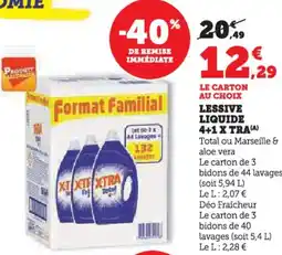 Hyper U Lessive liquide 4+1 x tra offre