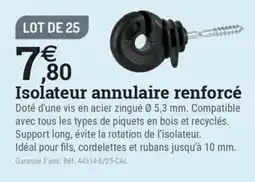 Espace emeraude Isolateur annulaire renforcé offre