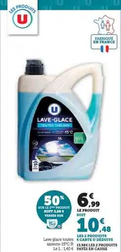 Hyper U Lave glace toutes saisons-15°C offre
