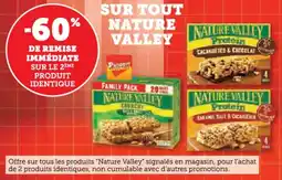 Hyper U Sur tout nature valley offre