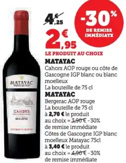 Hyper U Matayac offre