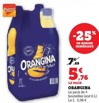 Hyper U Orangina offre