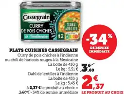 Hyper U Plats cuisines cassegrain offre