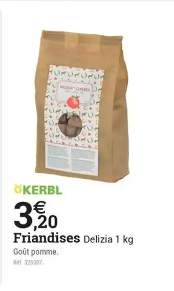 Espace emeraude KERBL Friandises Delizia offre