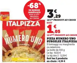 Hyper U Pizza numero uno surgelee italpizza offre