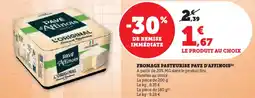 Hyper U Fromage pasteurise pave d'affinois offre