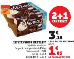 Hyper U Le viennois nestle offre