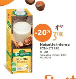 L'Eau Vive BONNETERRE Noisette intense offre