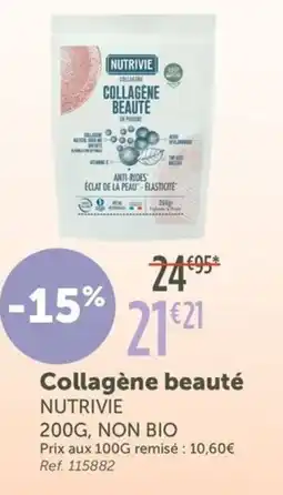 L'Eau Vive NUTRIVIE Collagène beauté offre