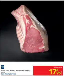 METRO Demi carré de côte de veau dévertébré offre