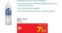 METRO DEBIC Crème sucrée offre