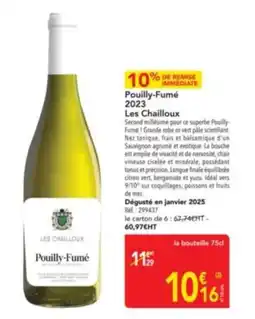 METRO Pouilly-Fumé 2023 Les Chailloux offre