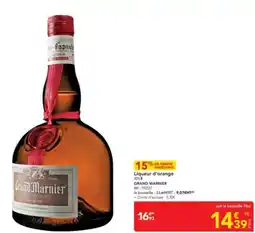 METRO GRAND MARNIER Liqueur d'orange 40% offre
