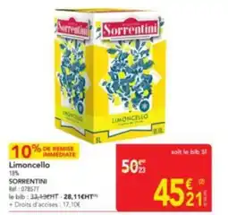 METRO SORRENTINI Limoncello offre
