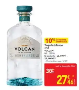 METRO VOLCAN Tequila blanco offre