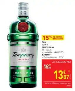 METRO TANQUERAY Gin offre