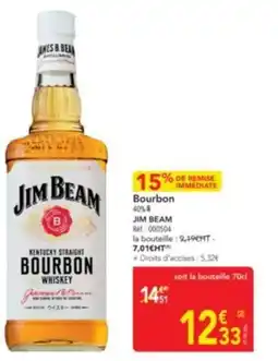 METRO JIM BEAM Bourbon 40%8 J offre